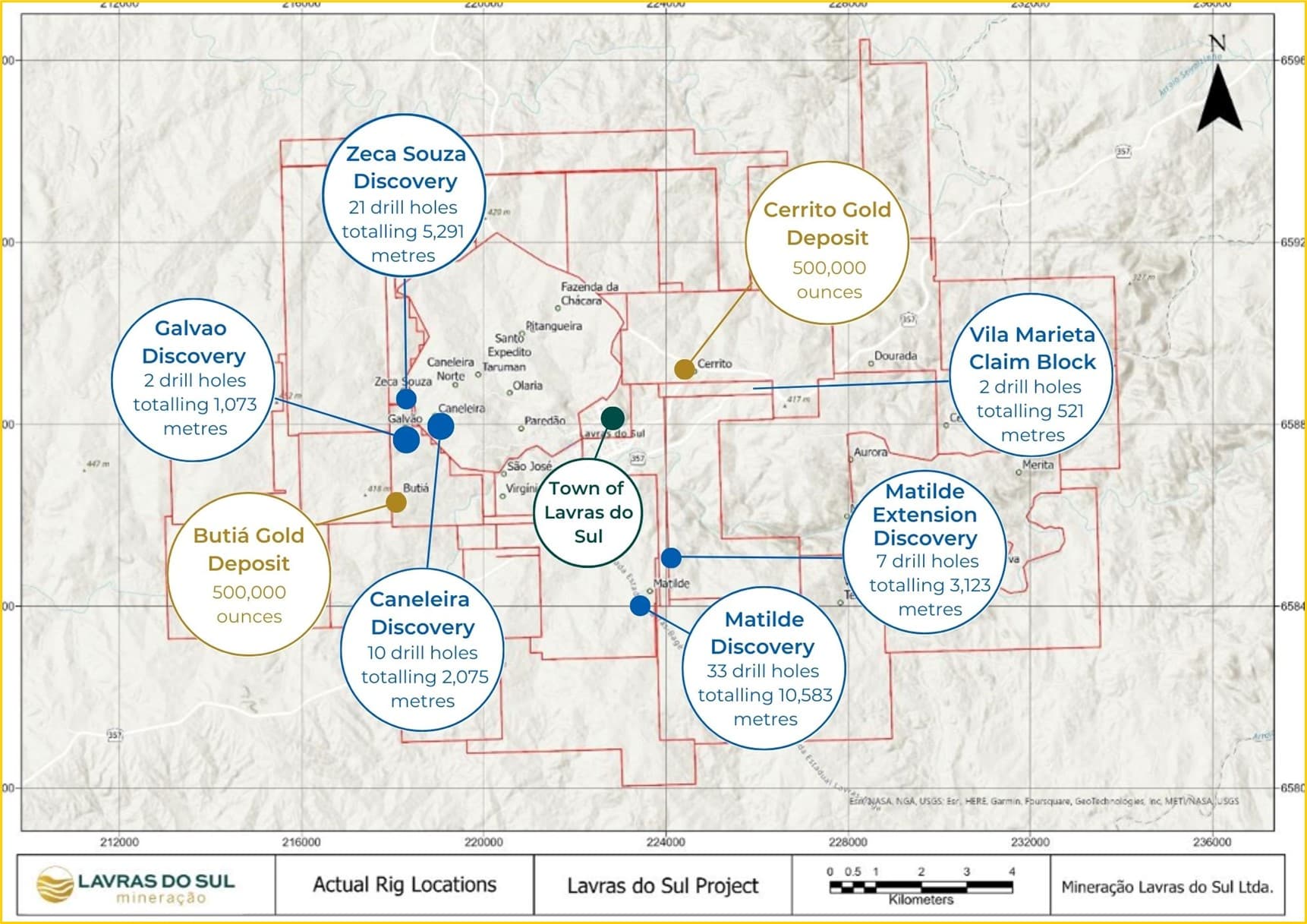 Lavras Gold entusiasmada com novas descobertas