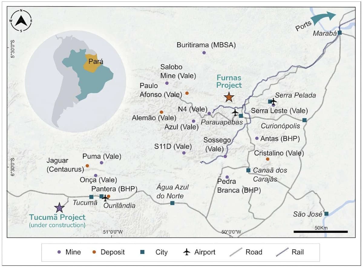 Ero Copper e Vale Base Metals se unem para novo projeto Furnas no Pará