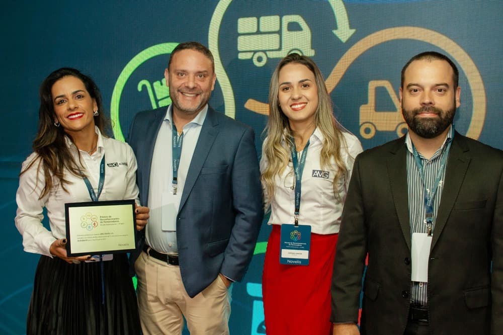 AMG Brasil é premiada como fornecedora pela Novelis 