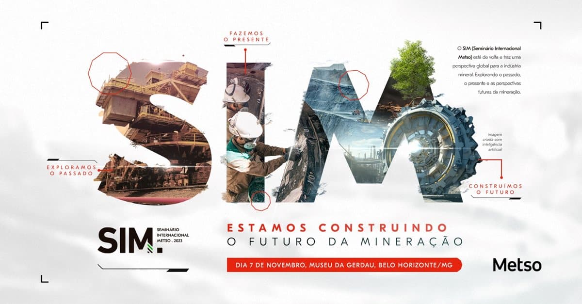 Metso e Brasil Mineral transmitem evento para discutir futuro da mineração 
