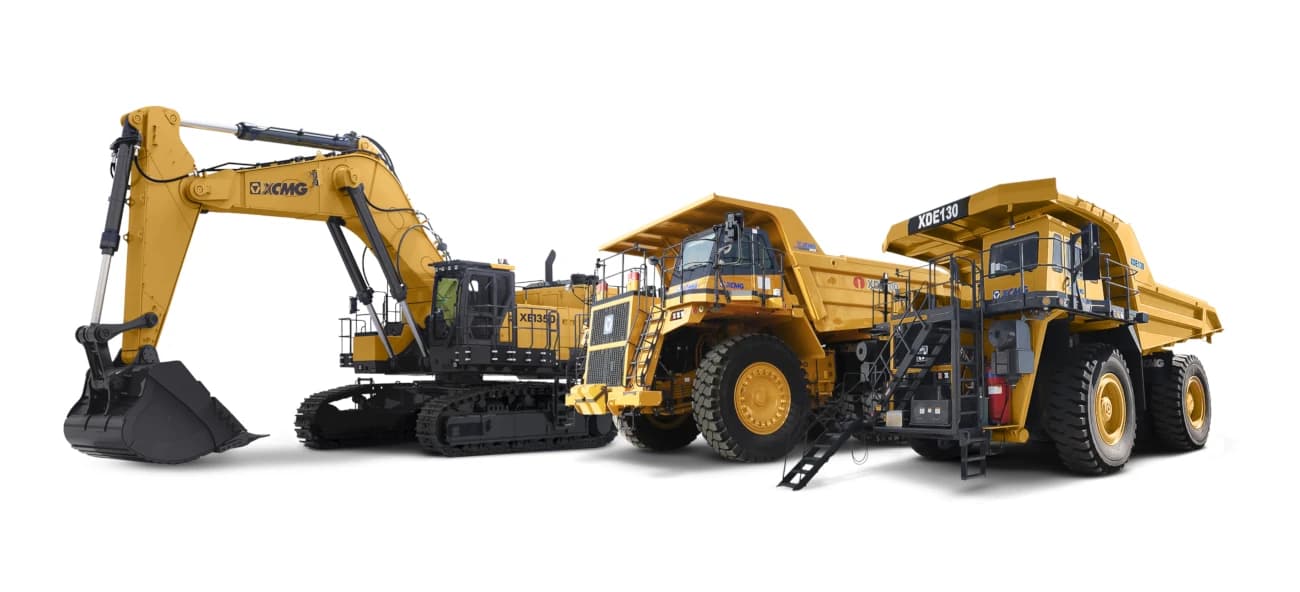 XCMG amplia o seu portfólio de caminhões e escavadeiras para o mercado de mineração