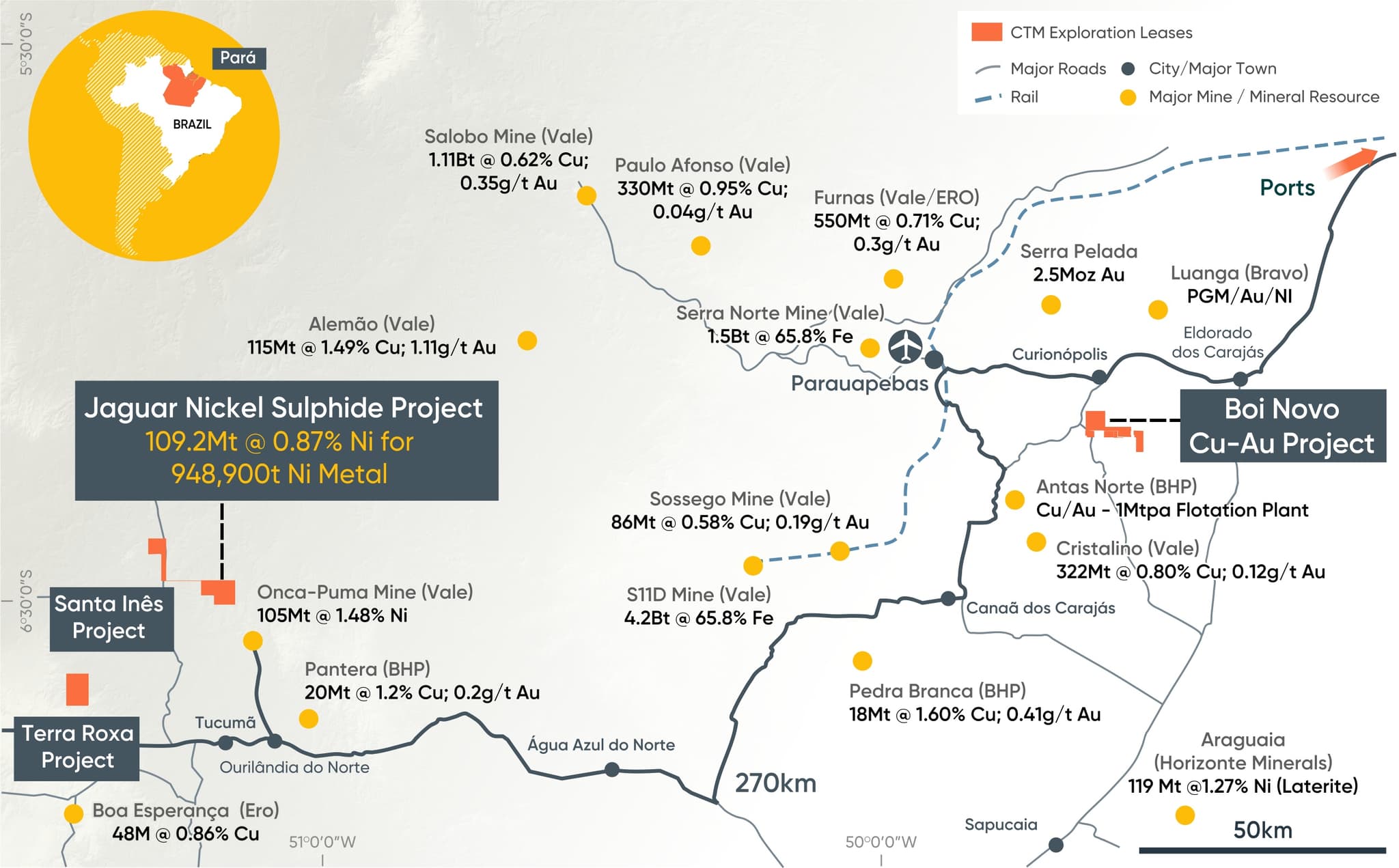 Com crise de mercado, Centaurus Metals decide mudar Projeto Jaguar