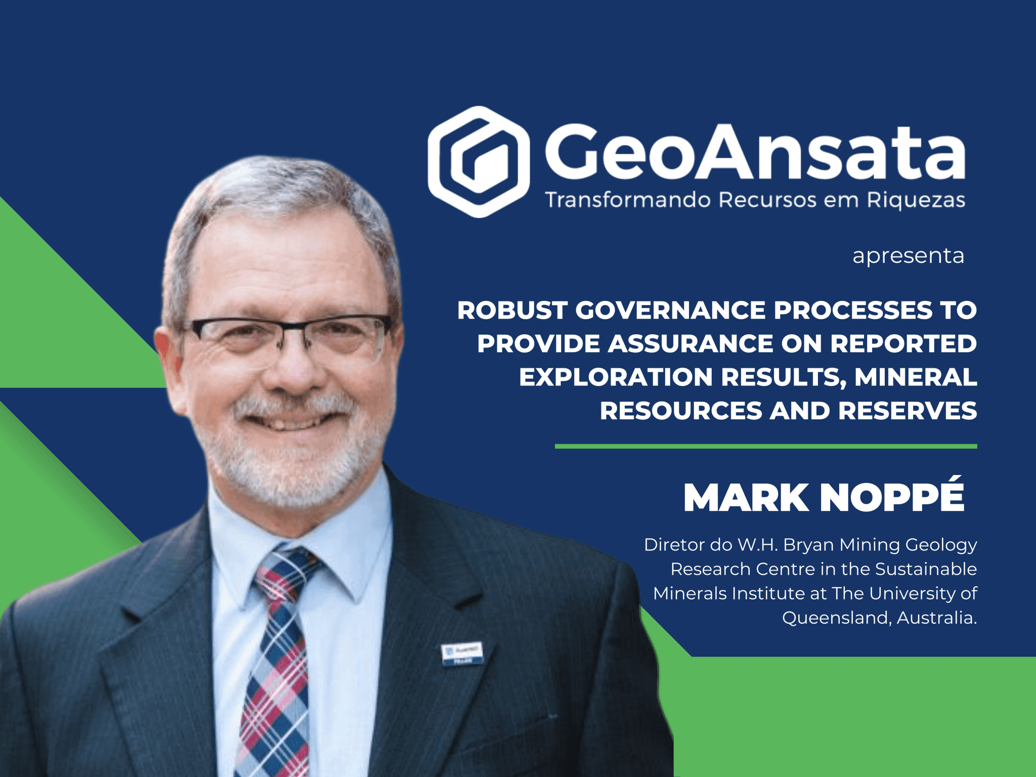 Mark Noppé dá curso sobre reservas e recursos em BH