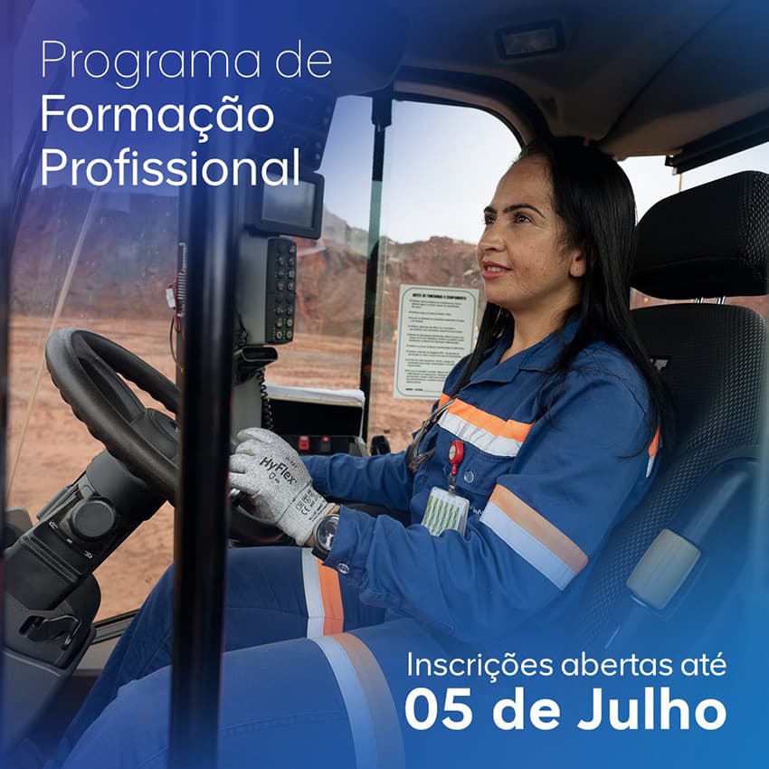 Parceria com Senai em cursos de qualificação a comunidades do Minas-Rio