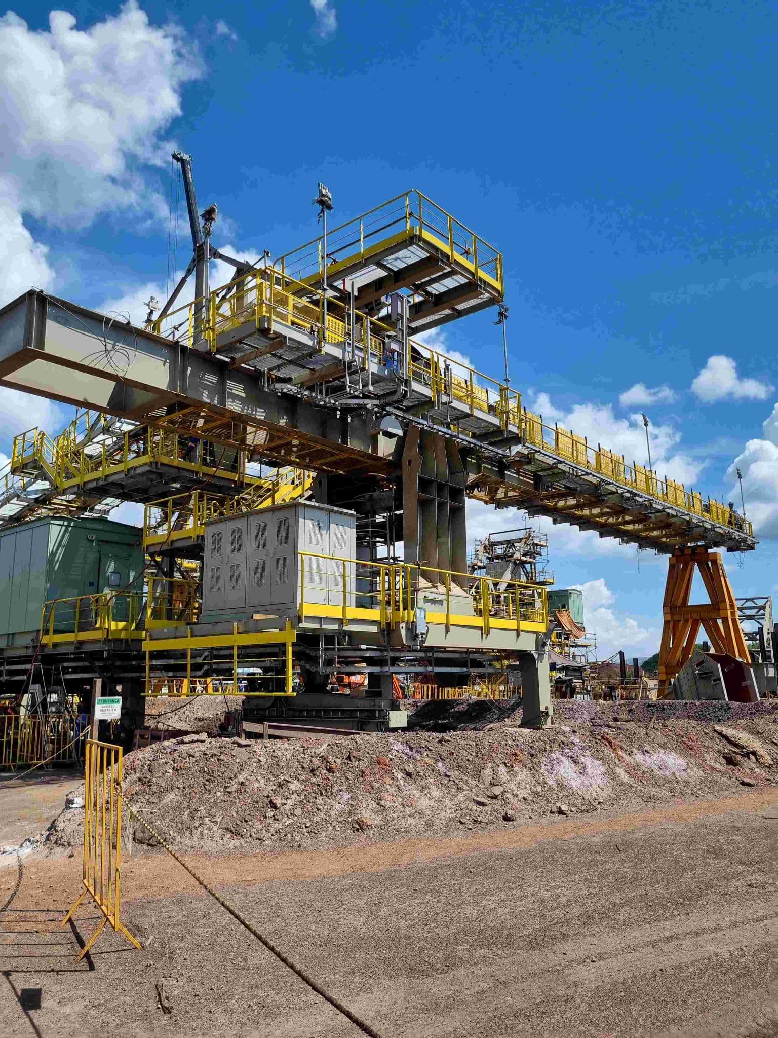 Pacote de equipamentos para a Gerdau em Ouro Branco