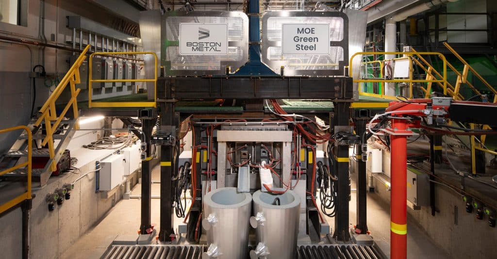 Boston Metal avança com seu processo inovador para produção de “aço verde”