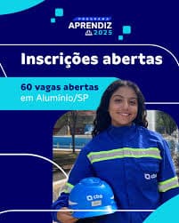 CBA oferece 60 vagas para jovens aprendizes em Alumínio (SP)