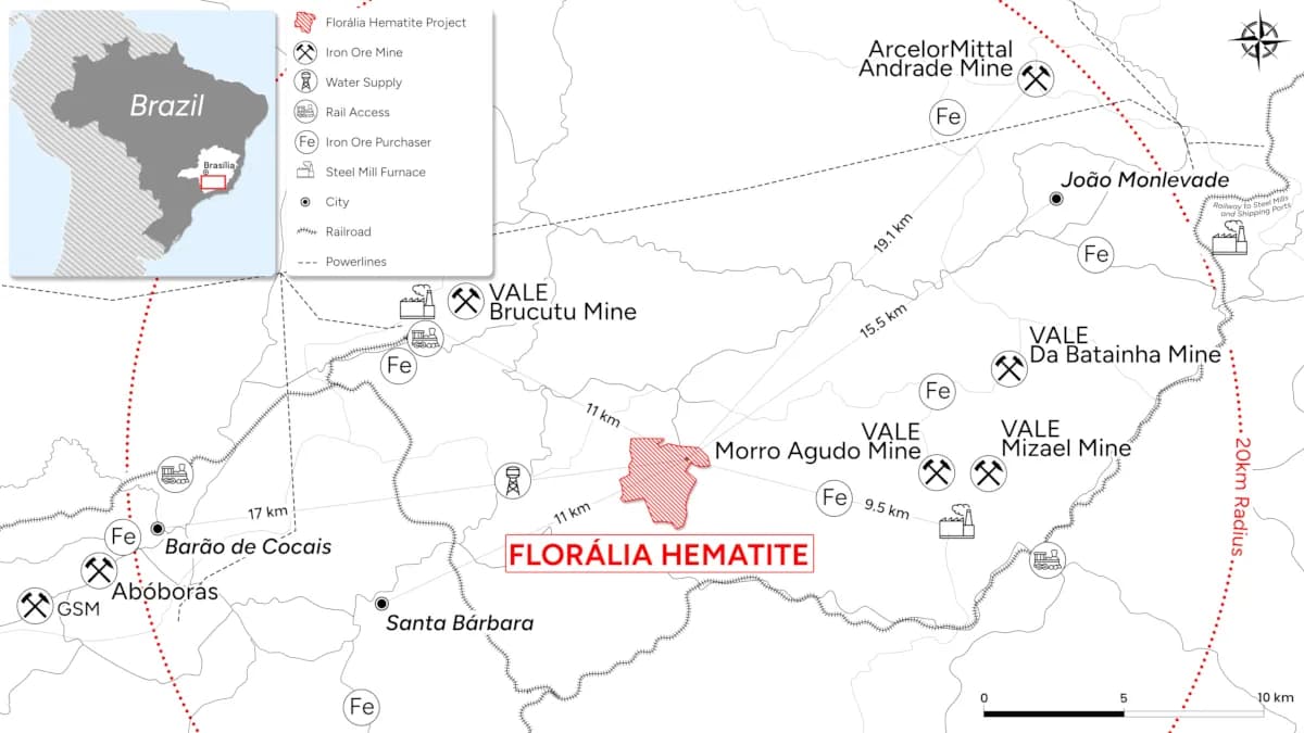 Max Resource anuncia criação da Max Iron Brazil para conduzir o projeto Florália