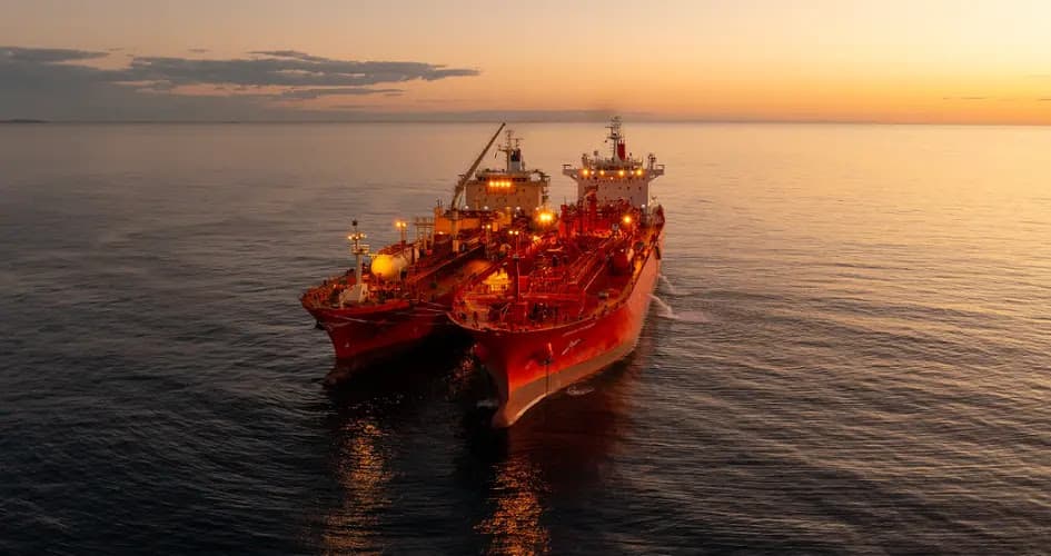 Yara faz primeira transferência de amônia entre navios na Austrália