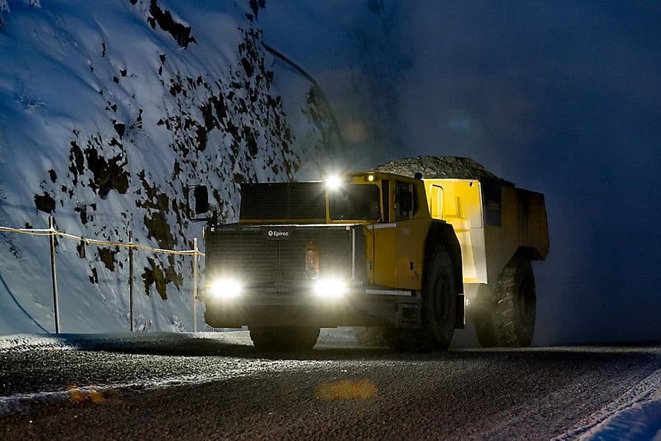 Epiroc, Boliden e ABB desenvolvem trabalho em mina na Suécia