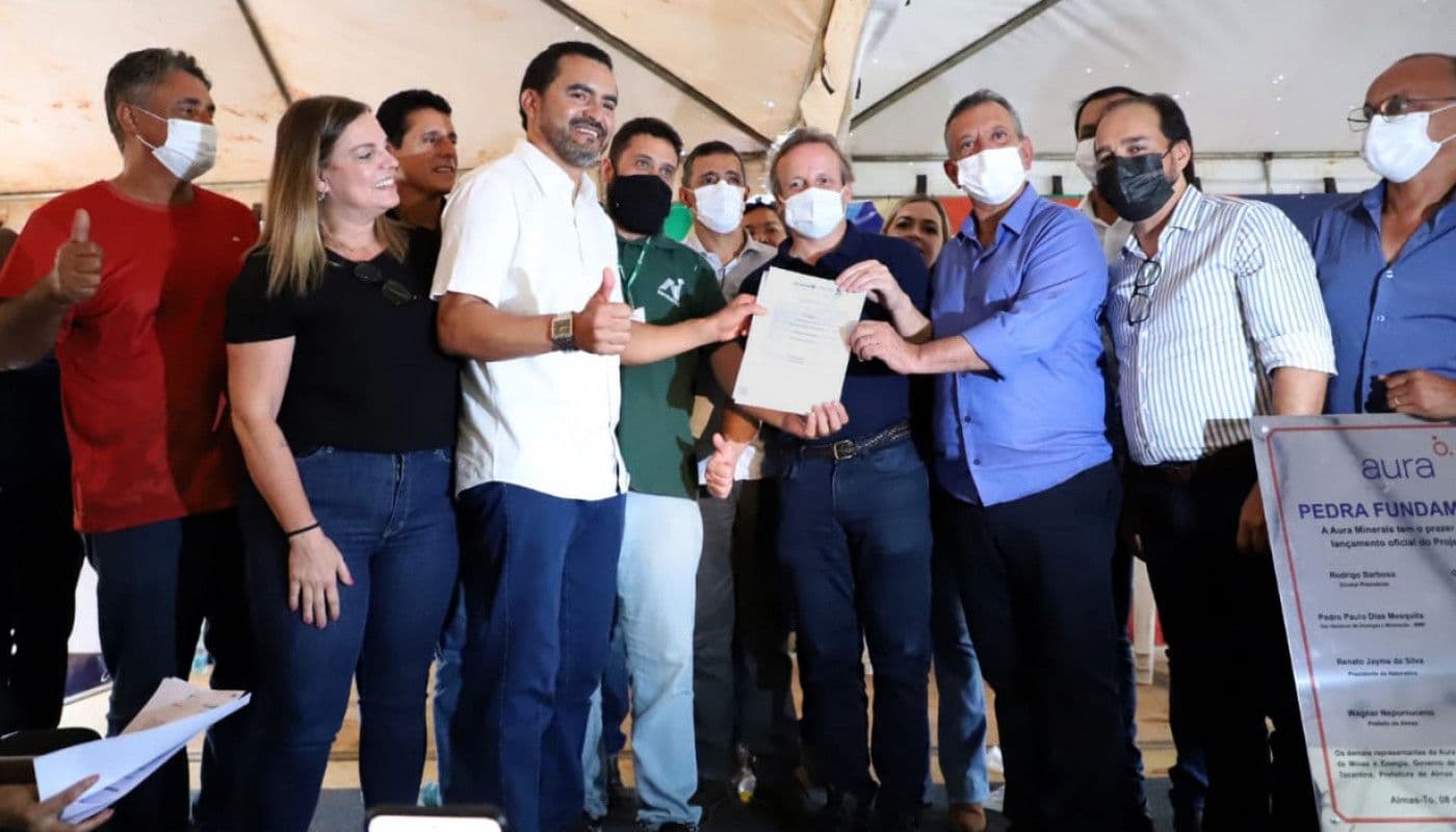 Lançamento da pedra fundamental do Projeto Almas